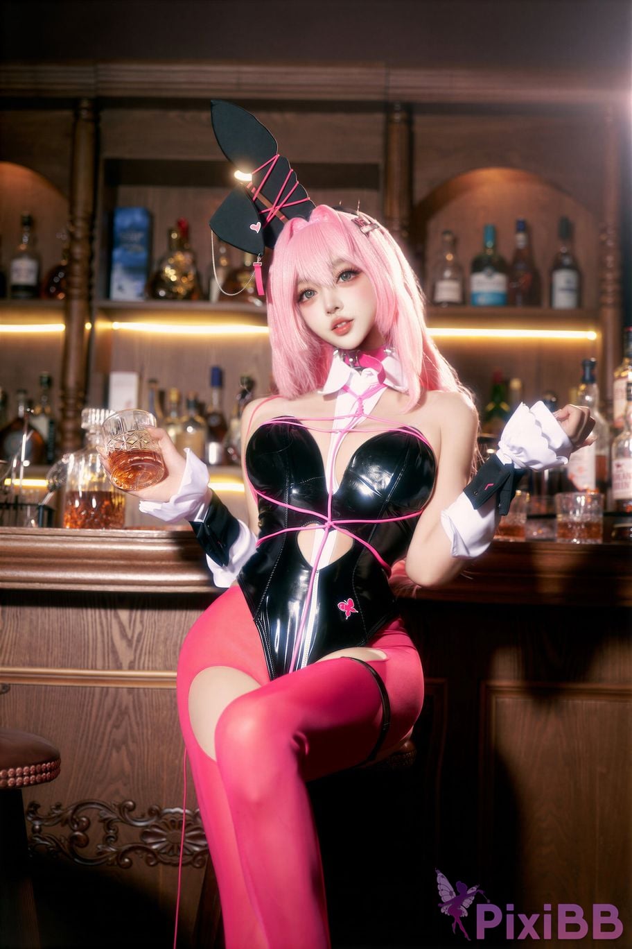 Cosplayer Expired rice noodles Nikke goddess of victory Velvet bunny girl PixiBB.COM 059