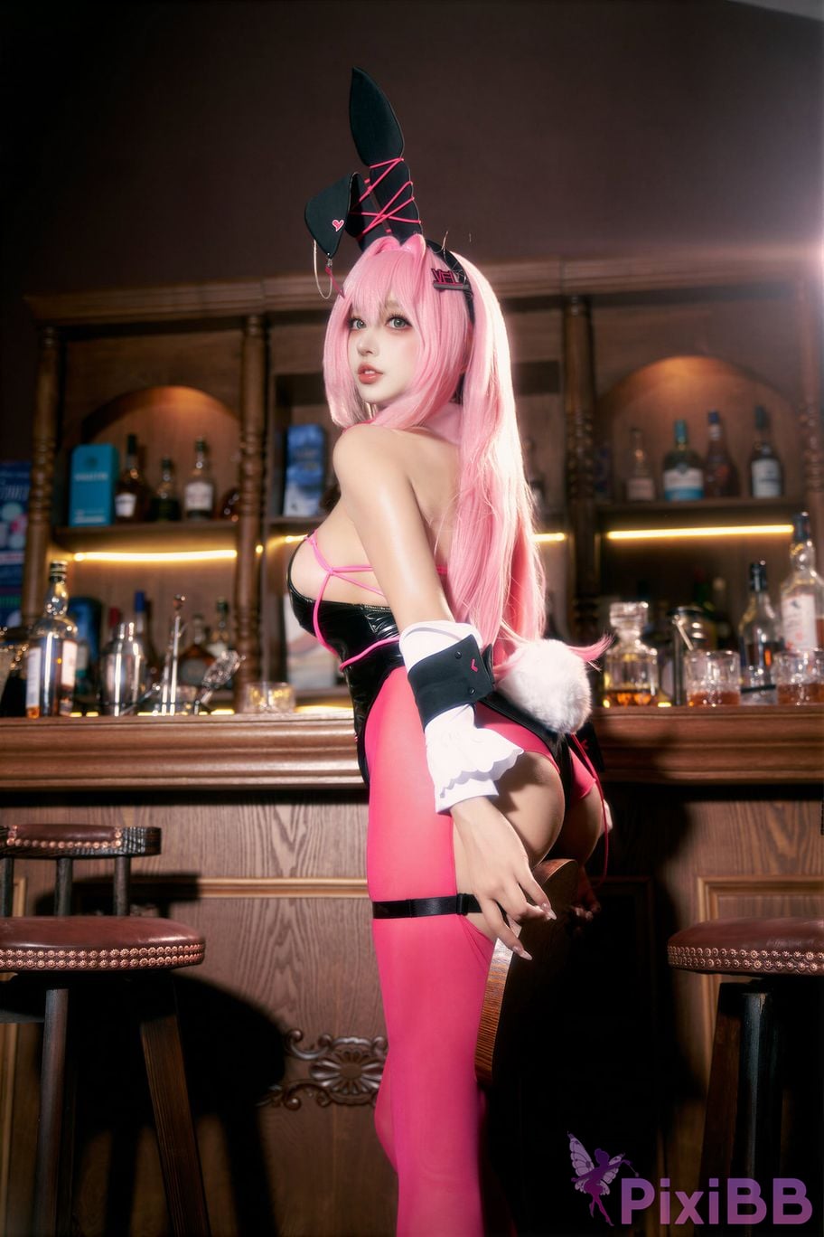 Cosplayer Expired rice noodles Nikke goddess of victory Velvet bunny girl PixiBB.COM 062