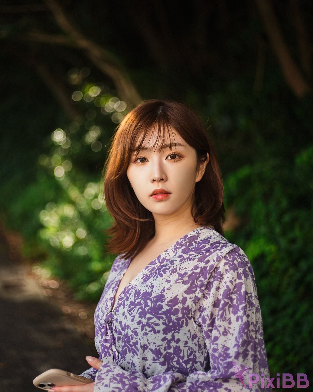 Japanese Idol Kasame Flower rain cape photo collection morning calm PixiBB.COM 065