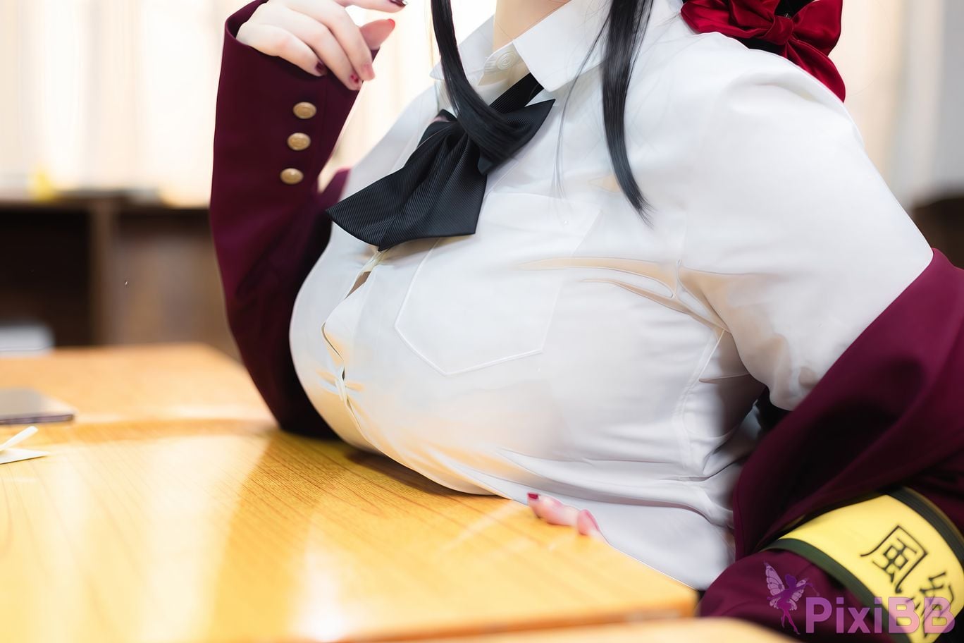 Cosplayer Charming pupils Meroko azur lane Dafeng JK PixiBB.COM 035