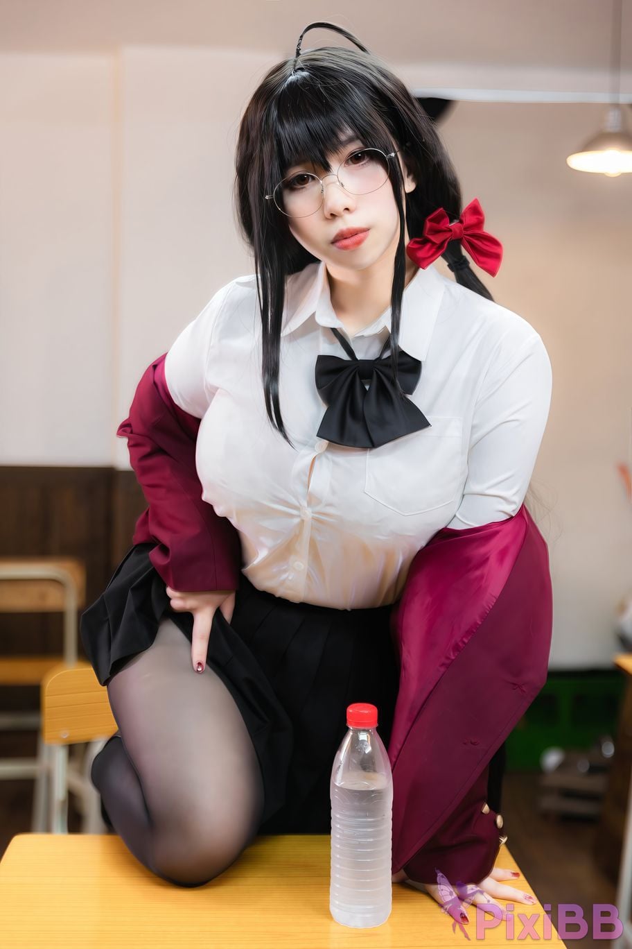 Cosplayer Charming pupils Meroko azur lane Dafeng JK PixiBB.COM 040