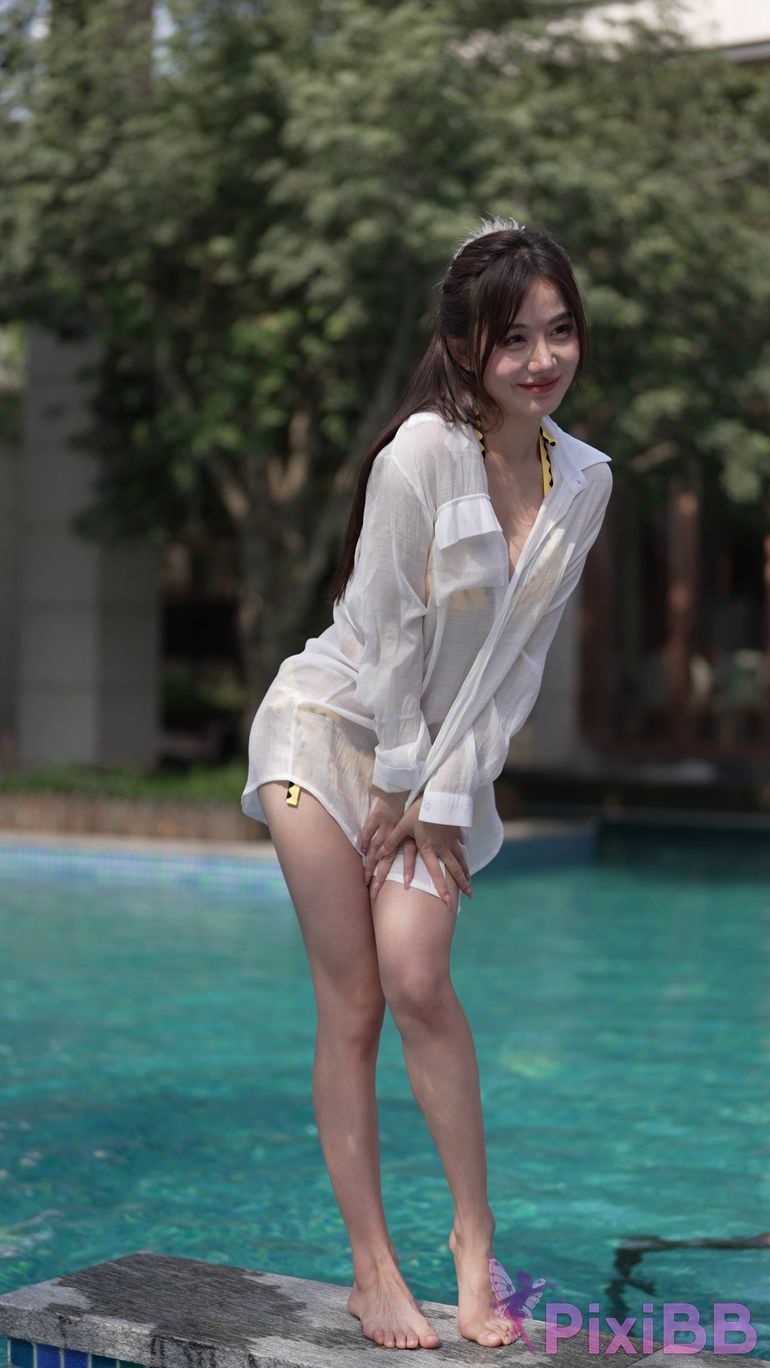 Featured Street Photography Works No.5883 Internet celebrity Zhang Junya swimsuit PixiBB.COM 002
