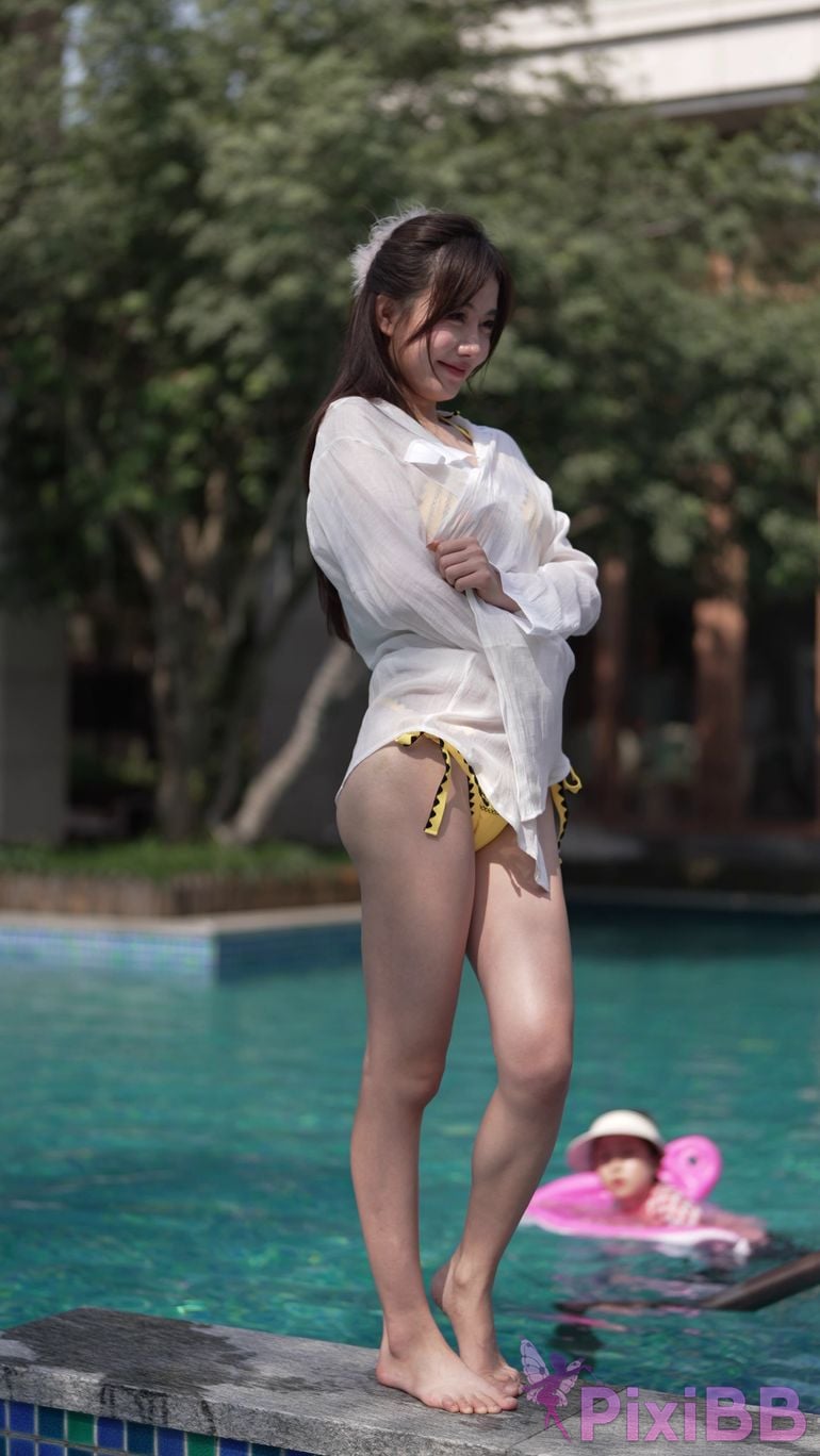 Featured Street Photography Works No.5883 Internet celebrity Zhang Junya swimsuit PixiBB.COM 005