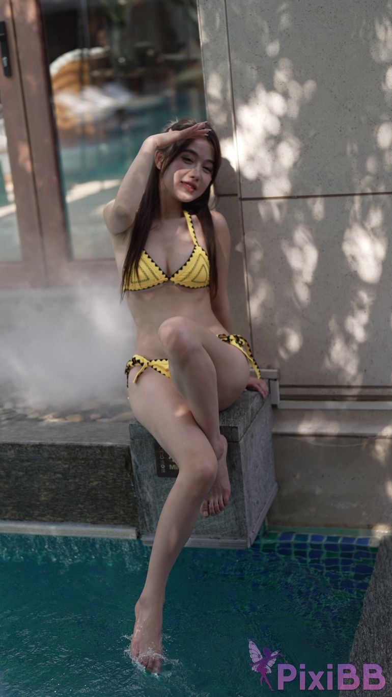 Featured Street Photography Works No.5883 Internet celebrity Zhang Junya swimsuit PixiBB.COM 046