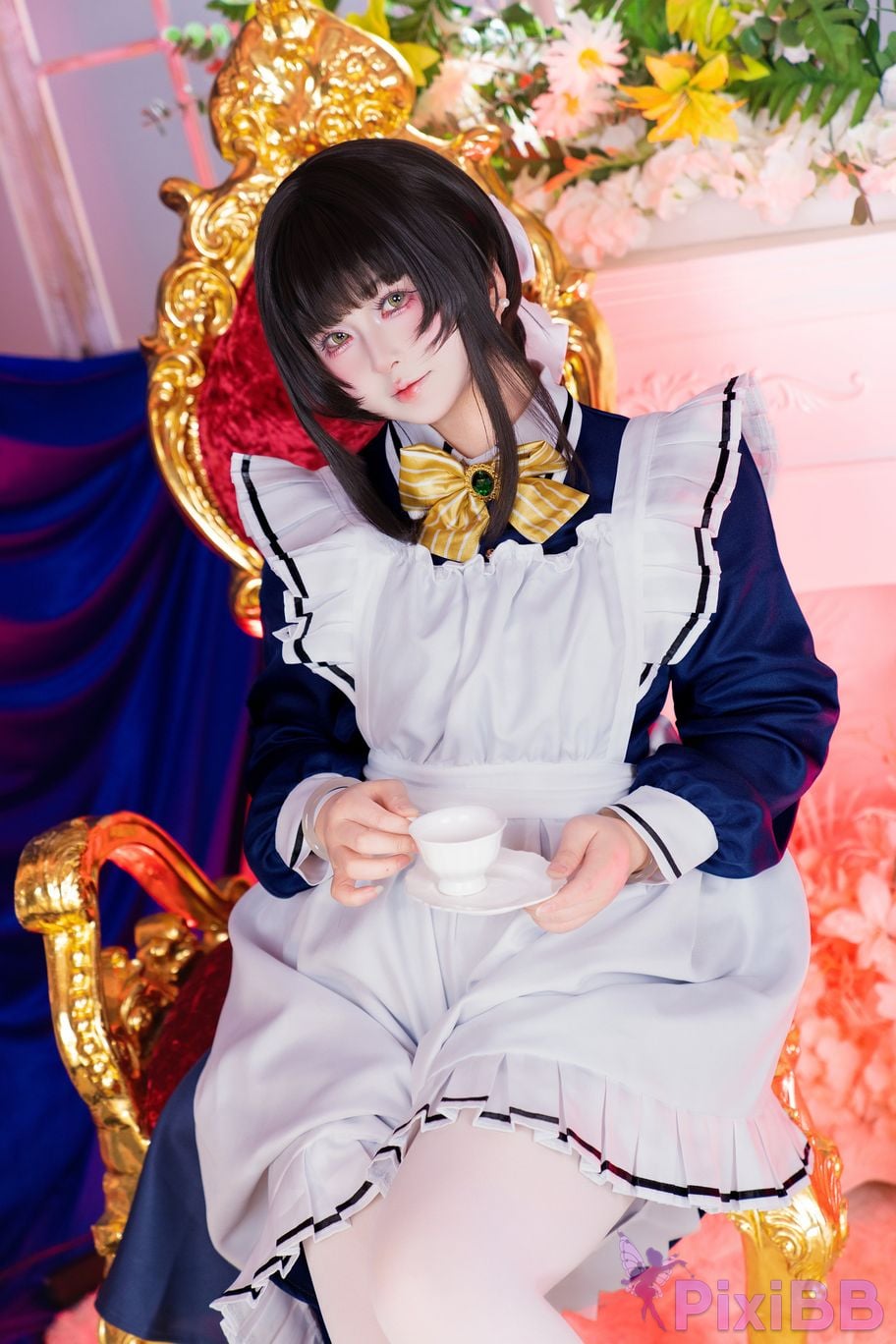 Cosplayer Meow acridine Four Seasons Natsume Maid PixiBB.COM 003