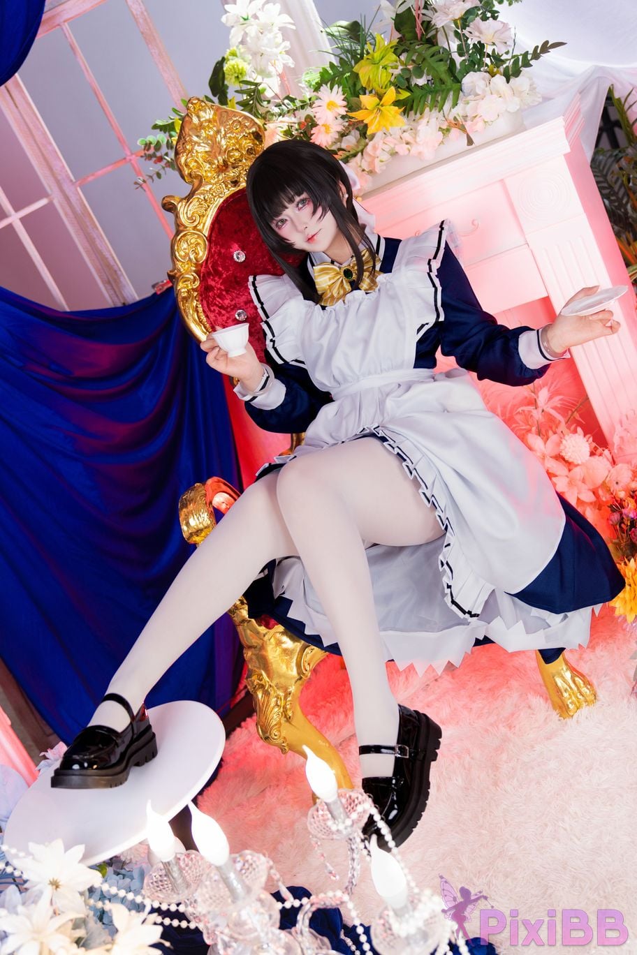 Cosplayer Meow acridine Four Seasons Natsume Maid PixiBB.COM 006