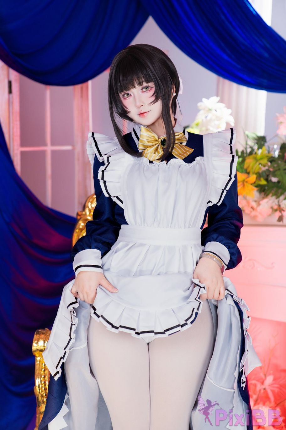 Cosplayer Meow acridine Four Seasons Natsume Maid PixiBB.COM 011