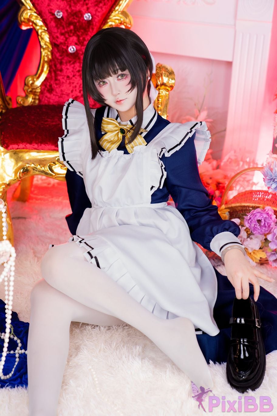 Cosplayer Meow acridine Four Seasons Natsume Maid PixiBB.COM 013
