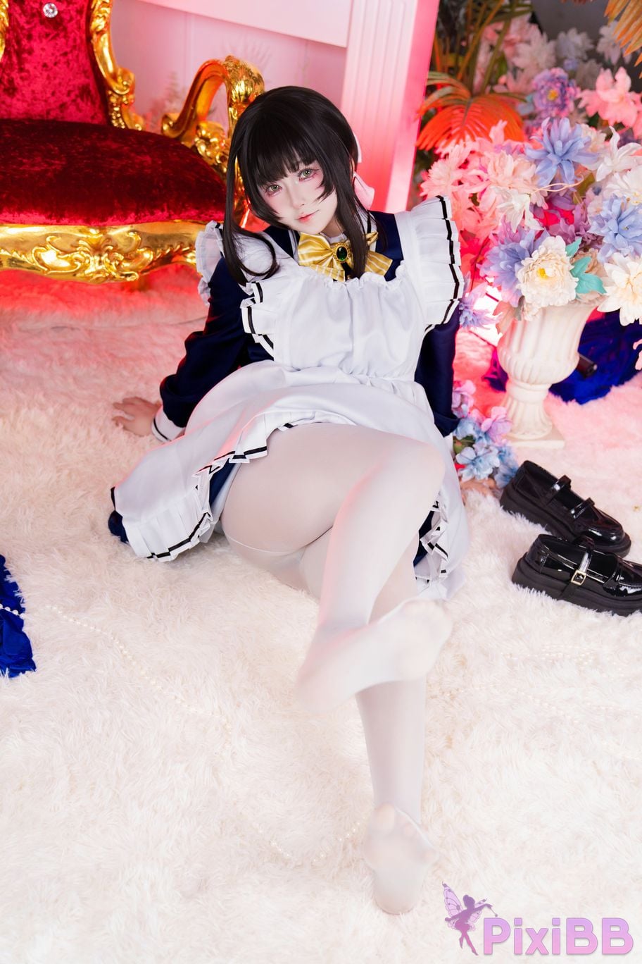 Cosplayer Meow acridine Four Seasons Natsume Maid PixiBB.COM 016