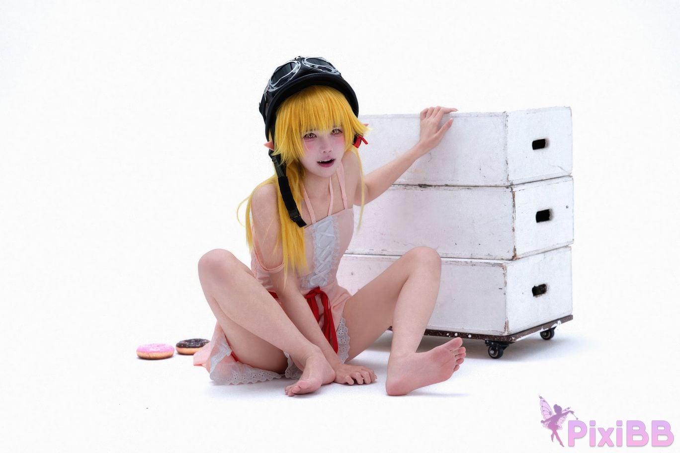 Cosplayer Shimizu Nagi Story series Shinobu Oshino PixiBB.COM 033