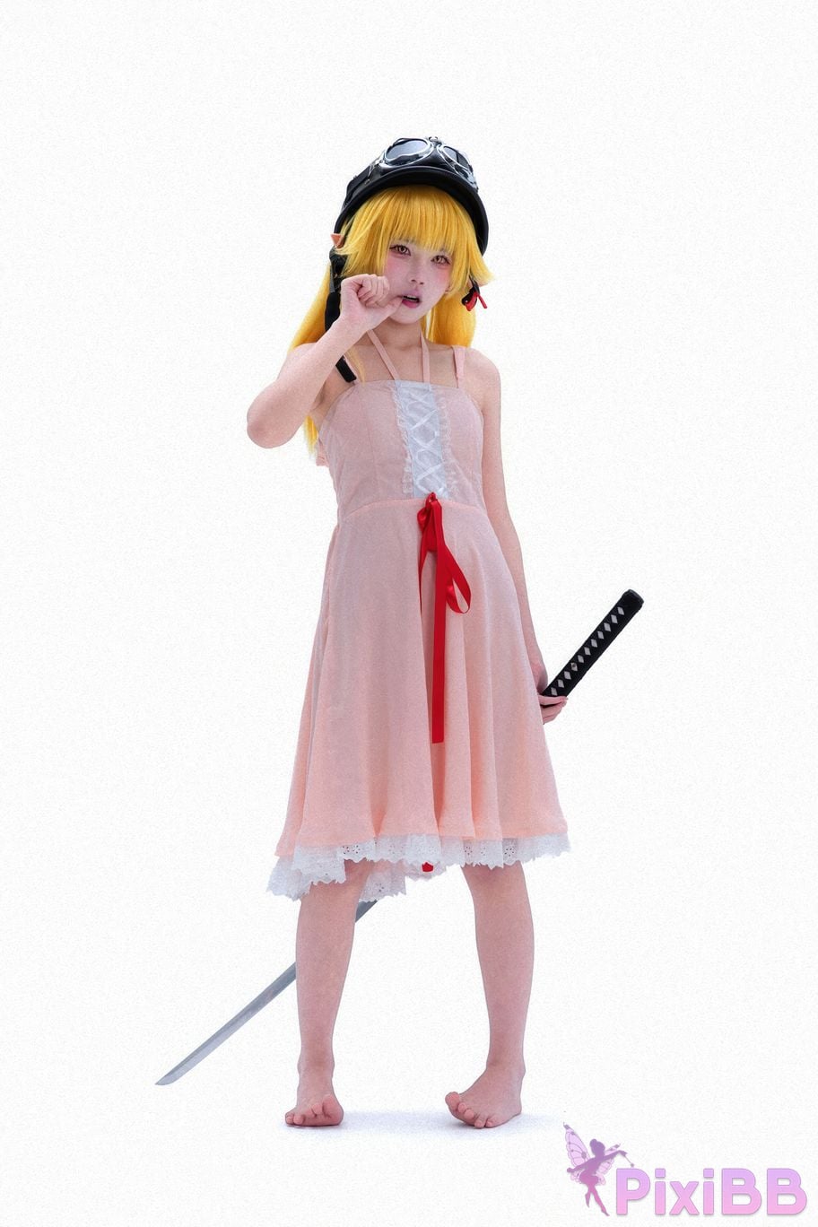 Cosplayer Shimizu Nagi Story series Shinobu Oshino PixiBB.COM 044