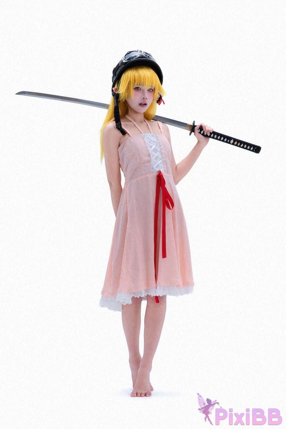Cosplayer Shimizu Nagi Story series Shinobu Oshino PixiBB.COM 046