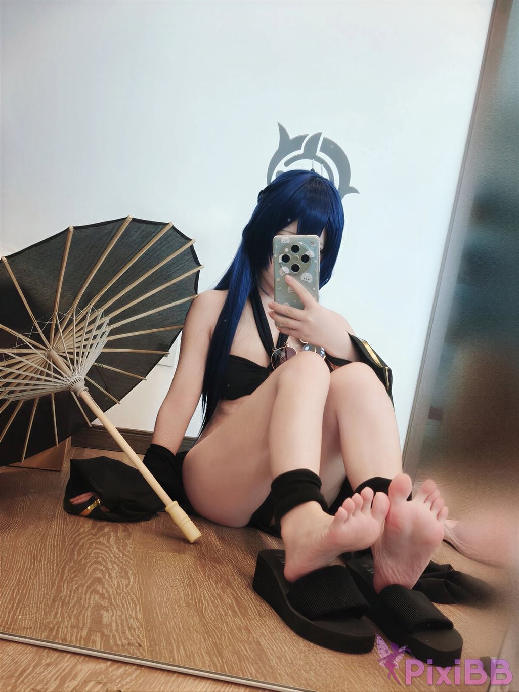 Cosplayer Son miko Blue Archive Kisaki PixiBB.COM 024