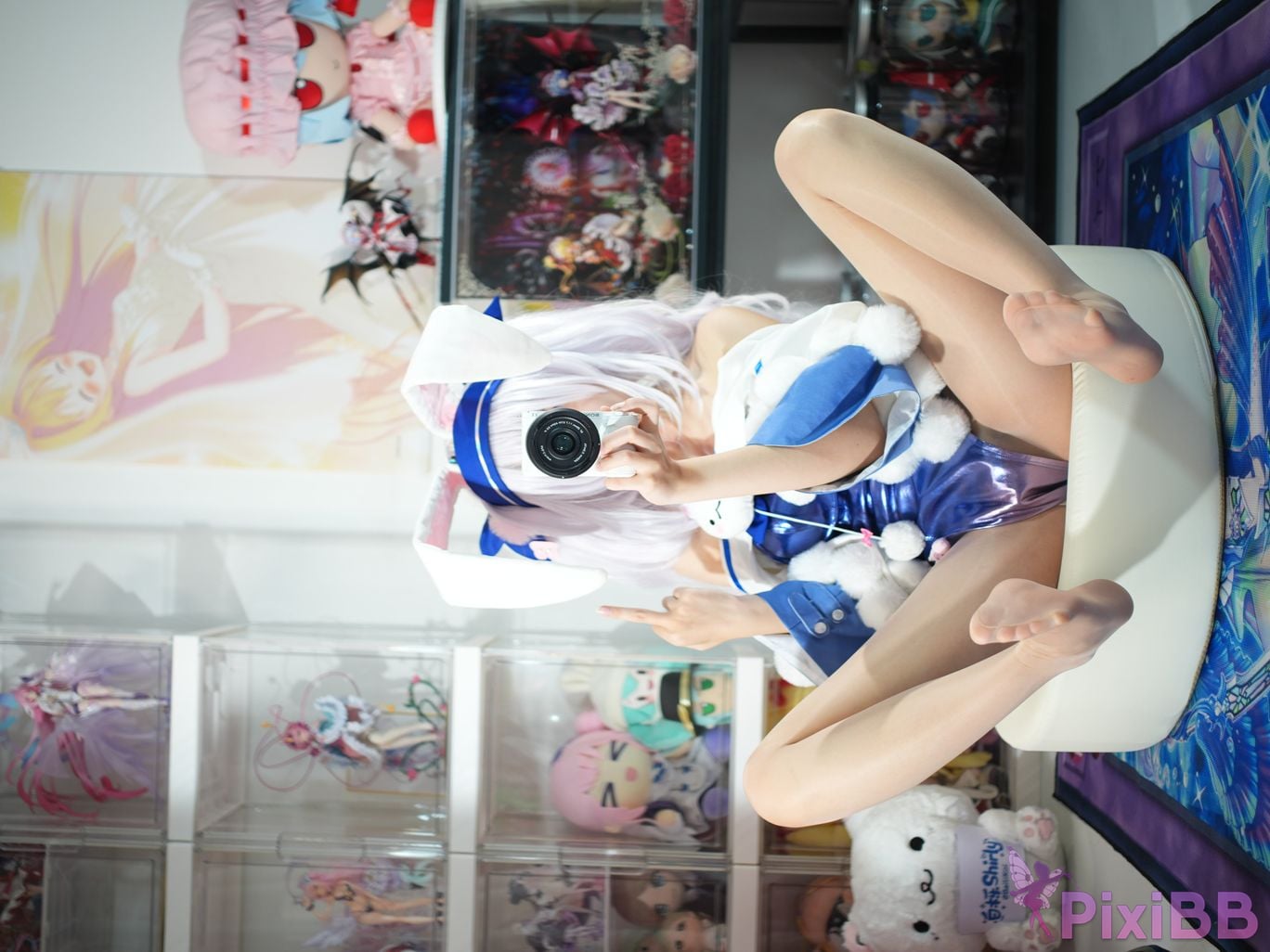 Cosplayer white oak Shirly azur lane Lafite 2 PixiBB.COM 010