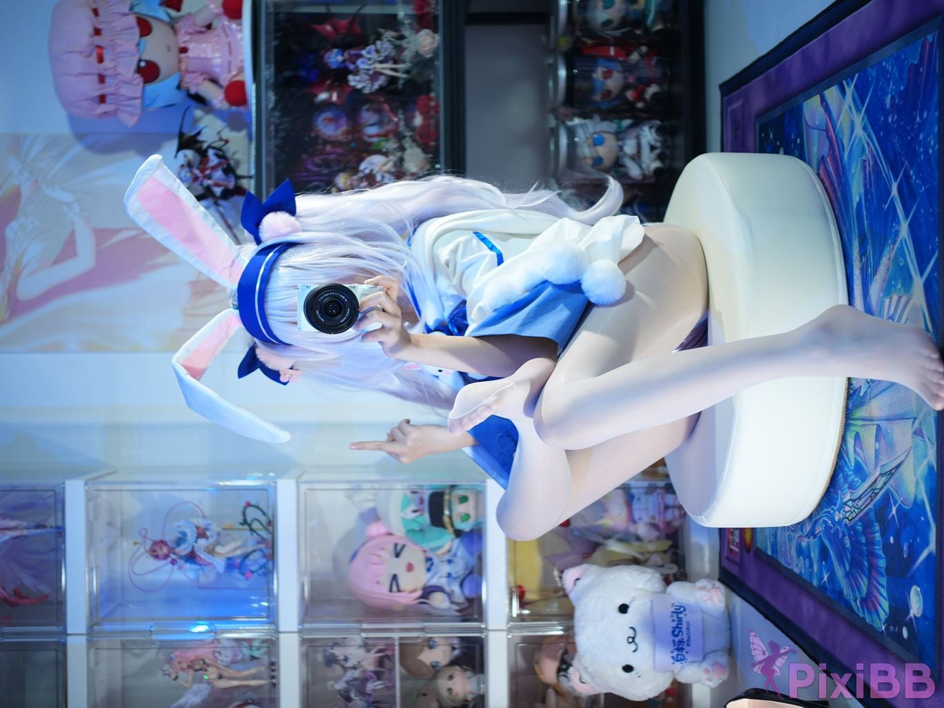 Cosplayer white oak Shirly azur lane Lafite 2 PixiBB.COM 017