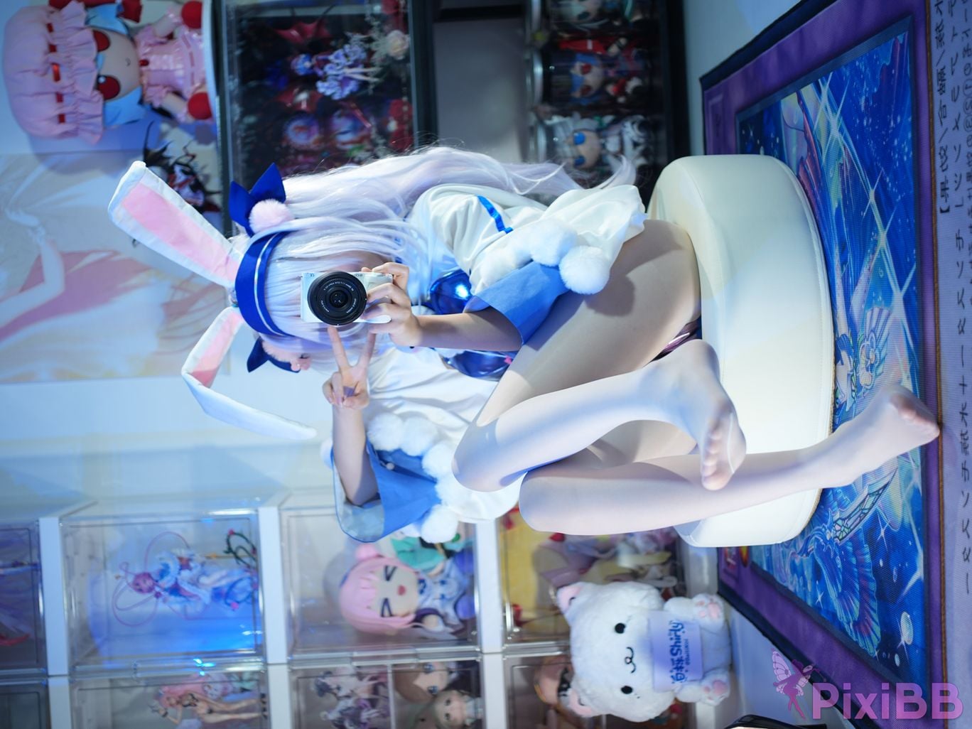 Cosplayer white oak Shirly azur lane Lafite 2 PixiBB.COM 019