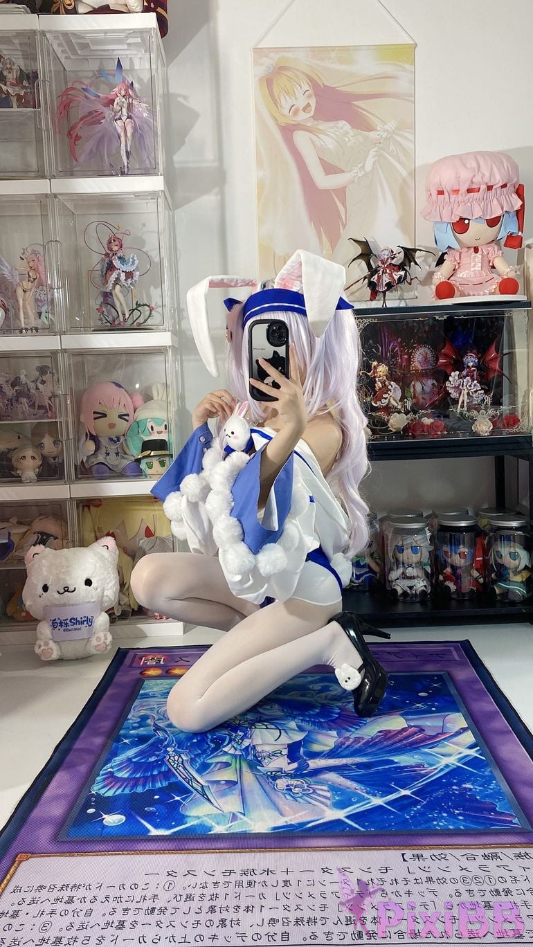 Cosplayer white oak Shirly azur lane Lafite 2 PixiBB.COM 030
