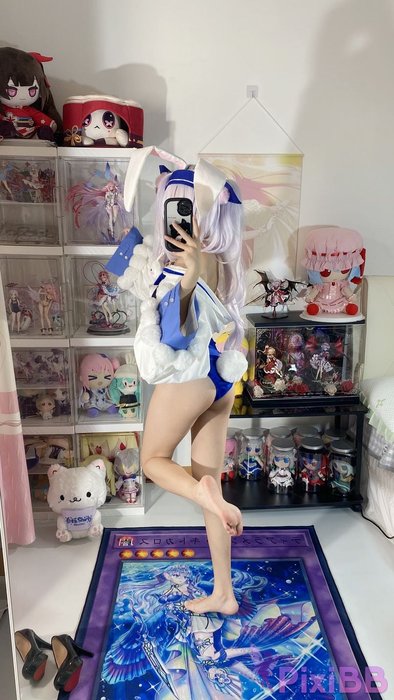 Cosplayer white oak Shirly azur lane Lafite 2 PixiBB.COM 048