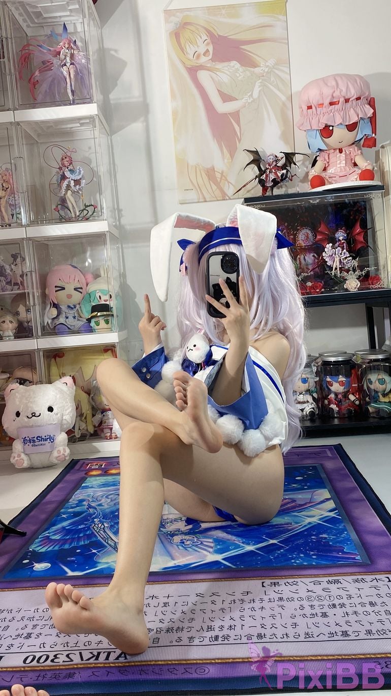 Cosplayer white oak Shirly azur lane Lafite 2 PixiBB.COM 049