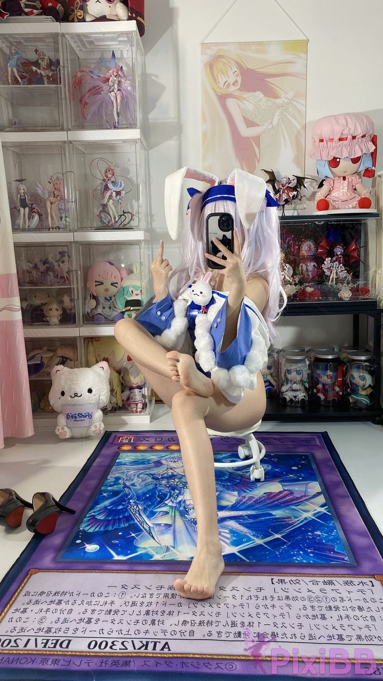 Cosplayer white oak Shirly azur lane Lafite 2 PixiBB.COM 053