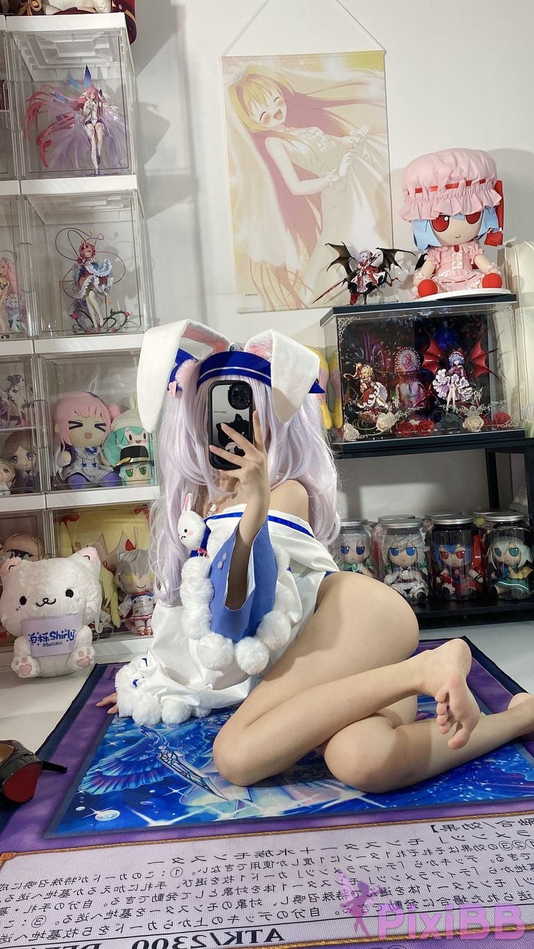 Cosplayer white oak Shirly azur lane Lafite 2 PixiBB.COM 069
