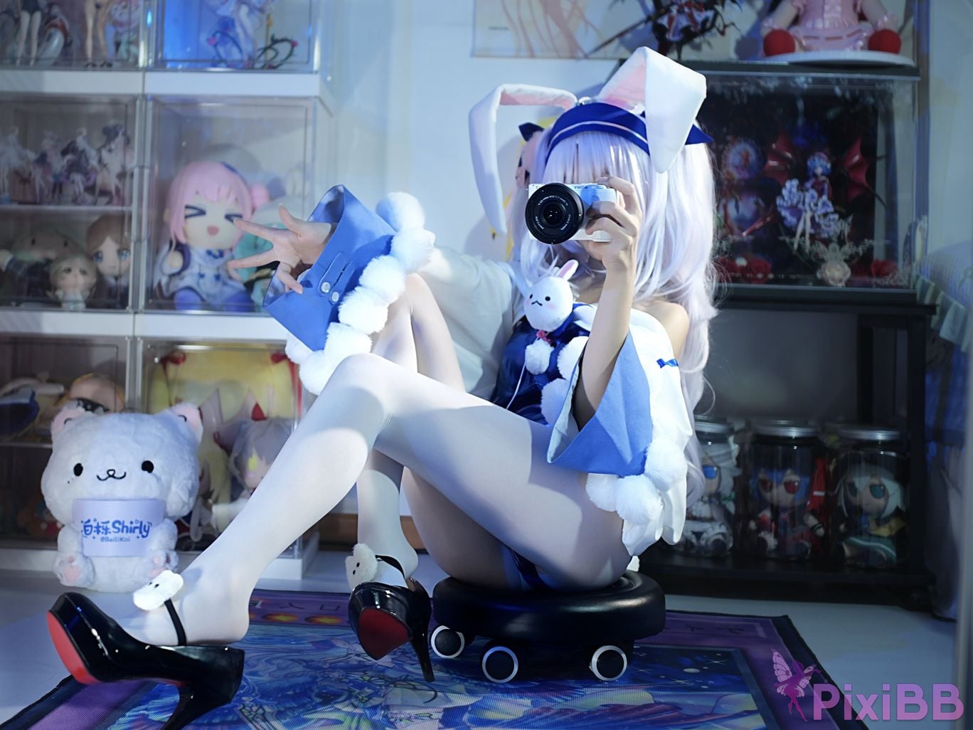 Cosplayer white oak Shirly azur lane Lafite 2 PixiBB.COM 122
