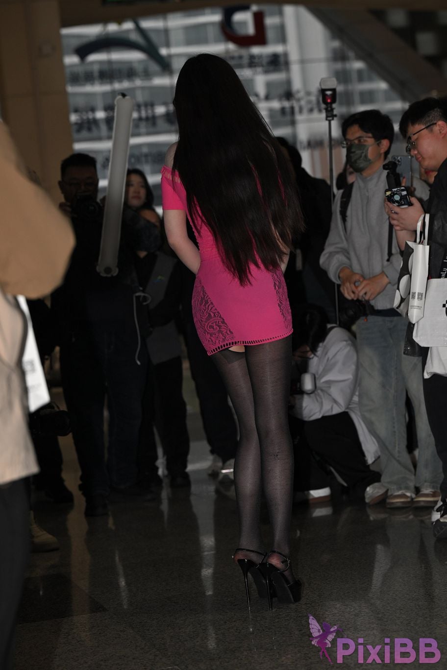 Featured Street Photography Works No.5900 Jingyao sexy slit black stockings PixiBB.COM 101