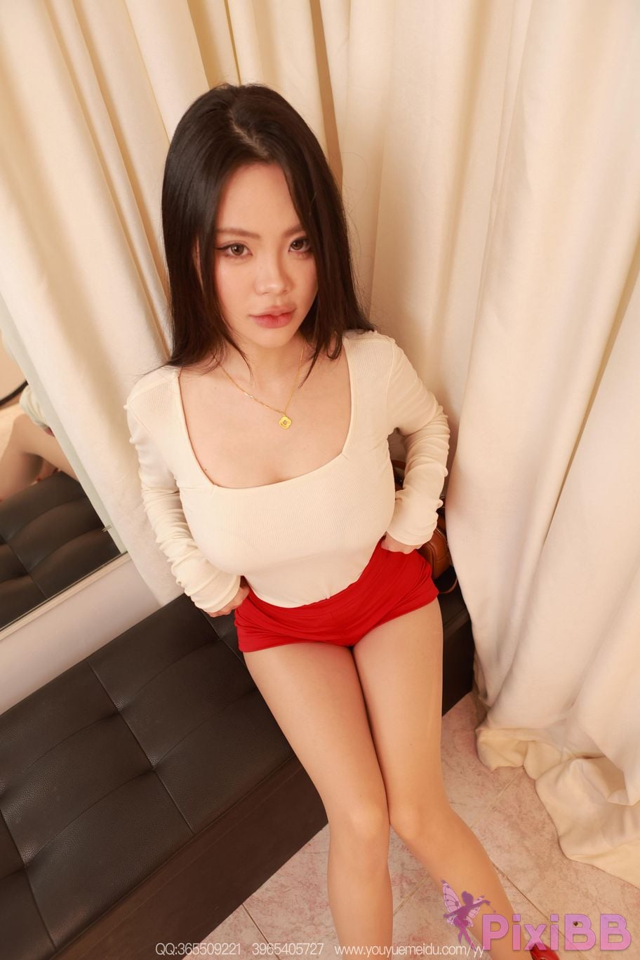 IESS Unconventional Interests No.2276 Bunny Red Pants Down PixiBB.COM 086