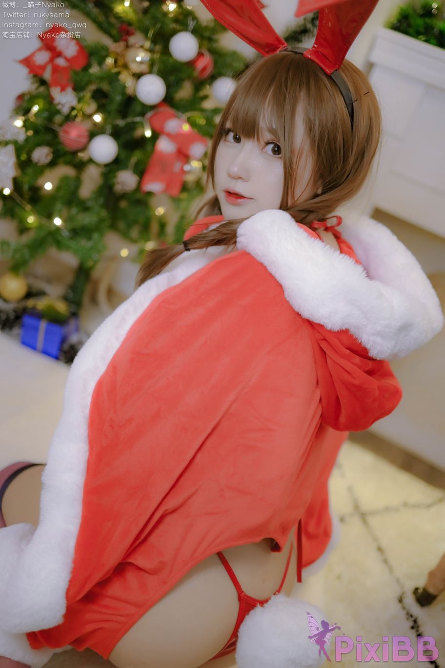 Coser Nyako Christmas Bunny PixiBB.COM 013