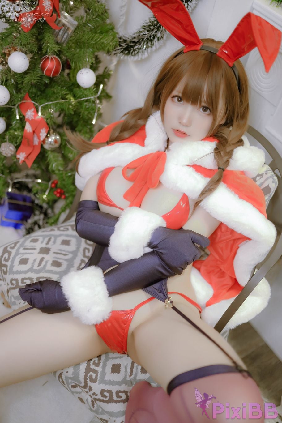 Coser Nyako Christmas Bunny PixiBB.COM 019