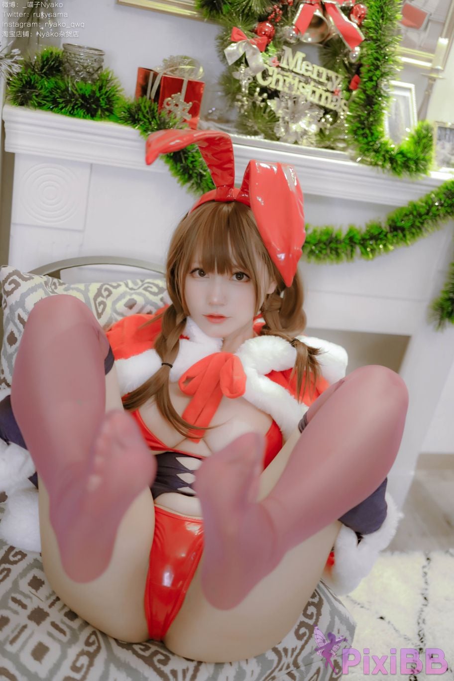 Coser Nyako Christmas Bunny PixiBB.COM 037