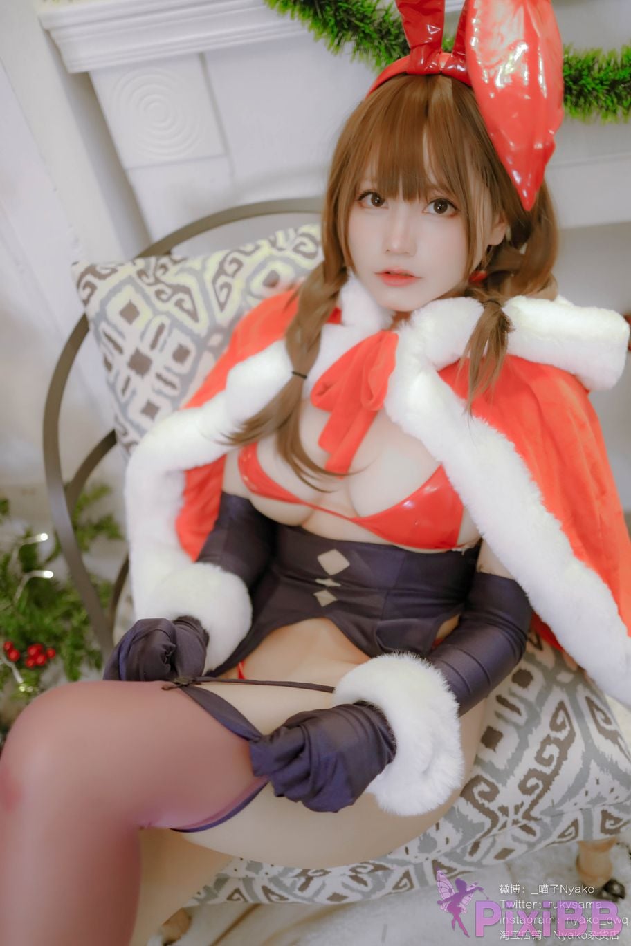 Coser Nyako Christmas Bunny PixiBB.COM 038