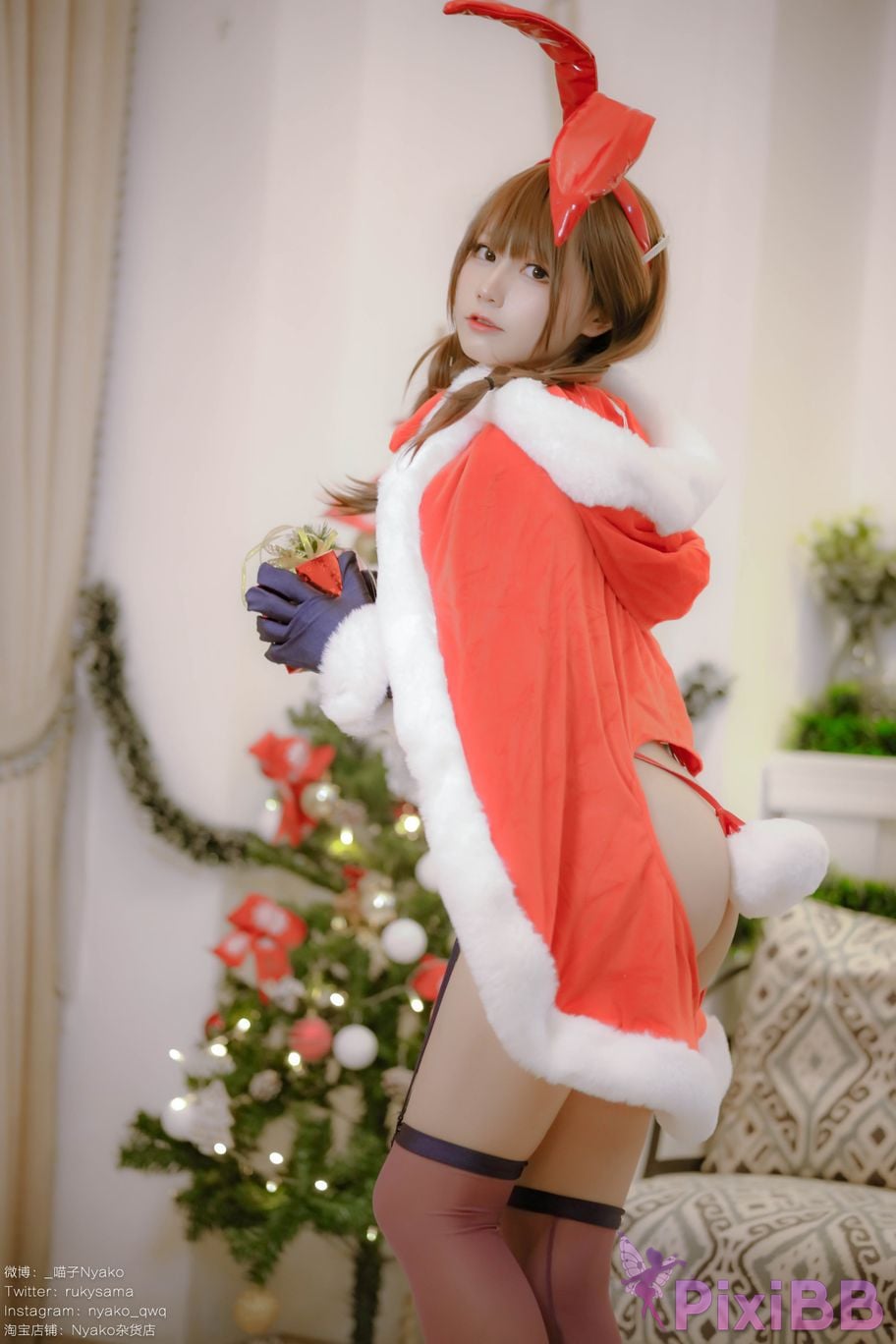 Coser Nyako Christmas Bunny PixiBB.COM 052