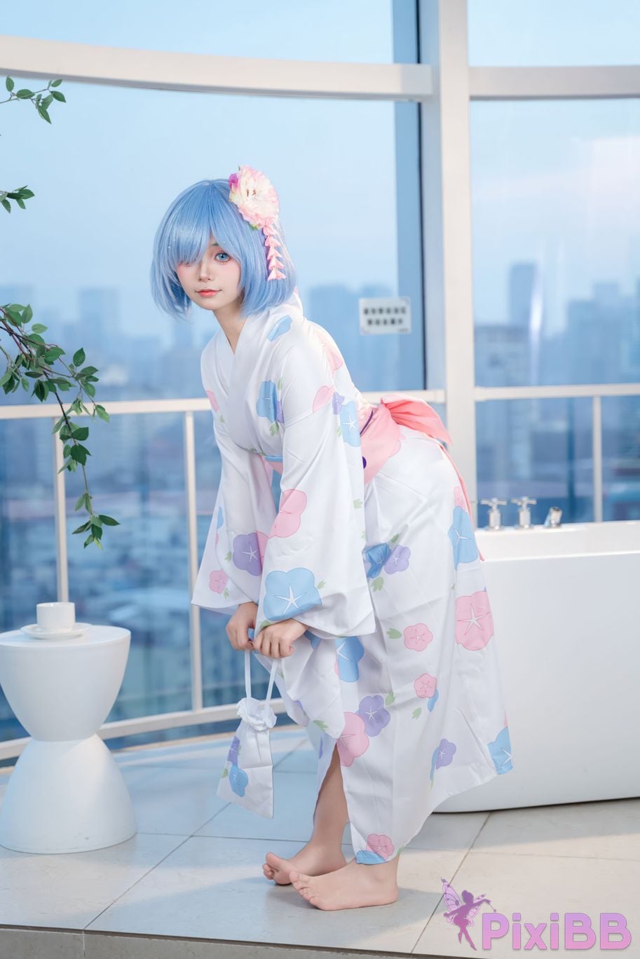 Cosplayer Yoko Kanon Rem Kimono PixiBB.COM 001