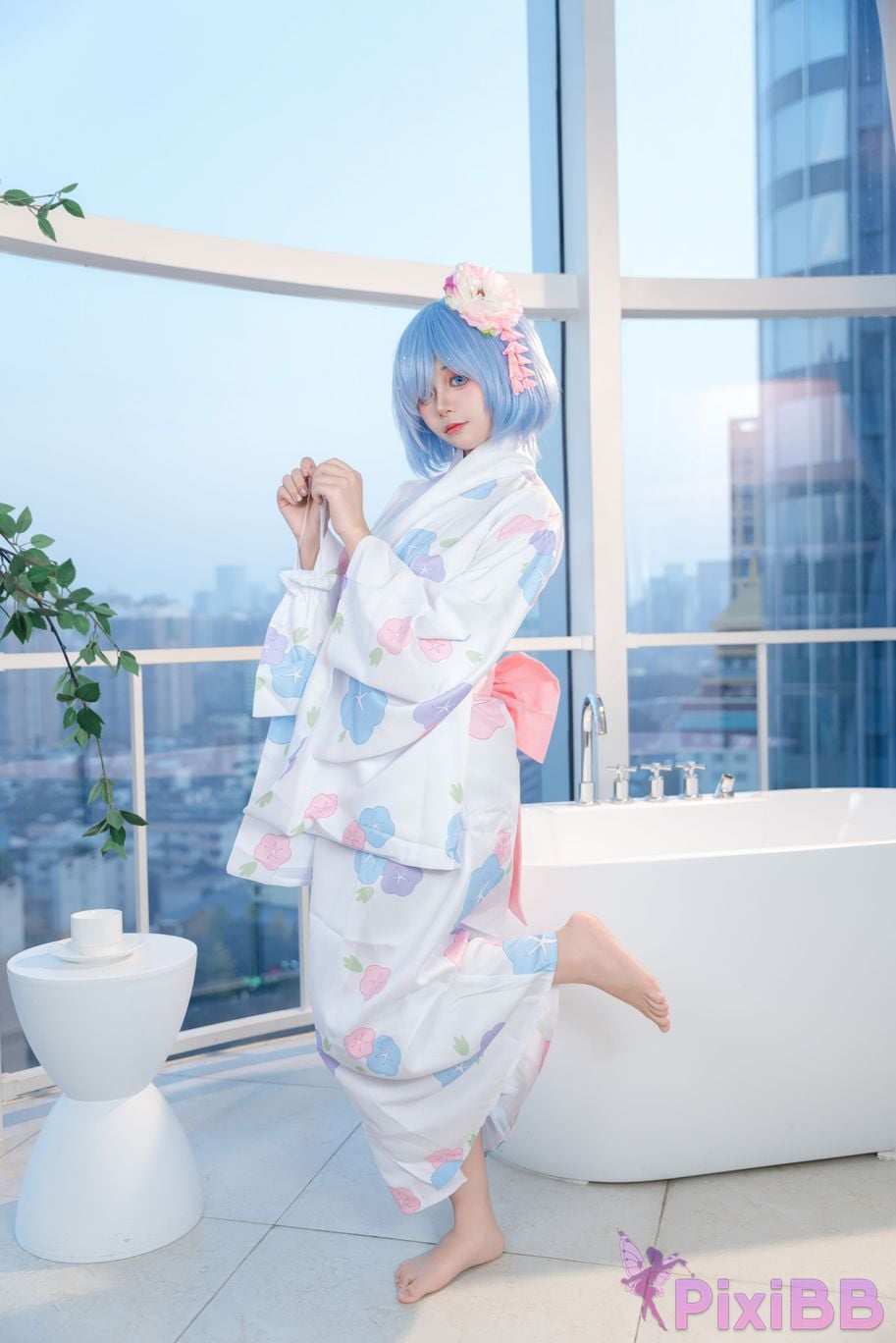 Cosplayer Yoko Kanon Rem Kimono PixiBB.COM 004