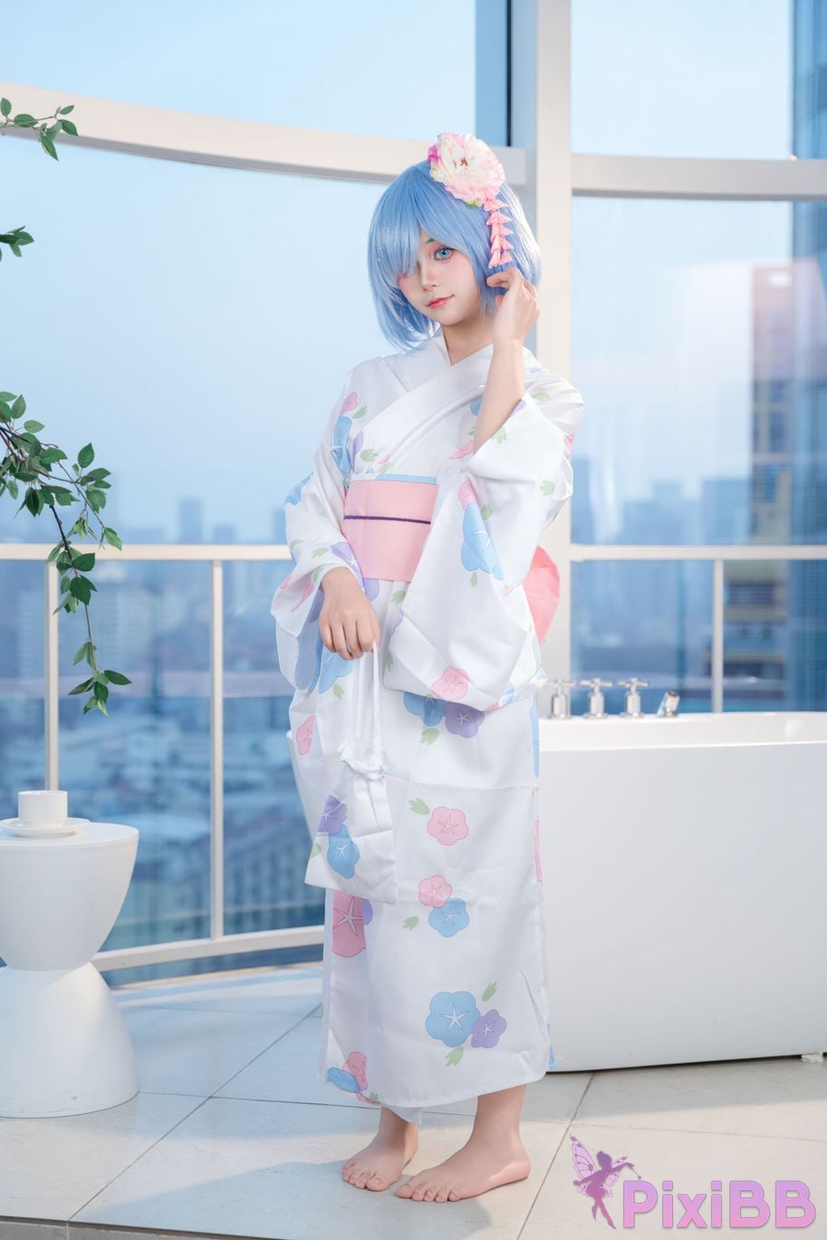 Cosplayer Yoko Kanon Rem Kimono PixiBB.COM 005