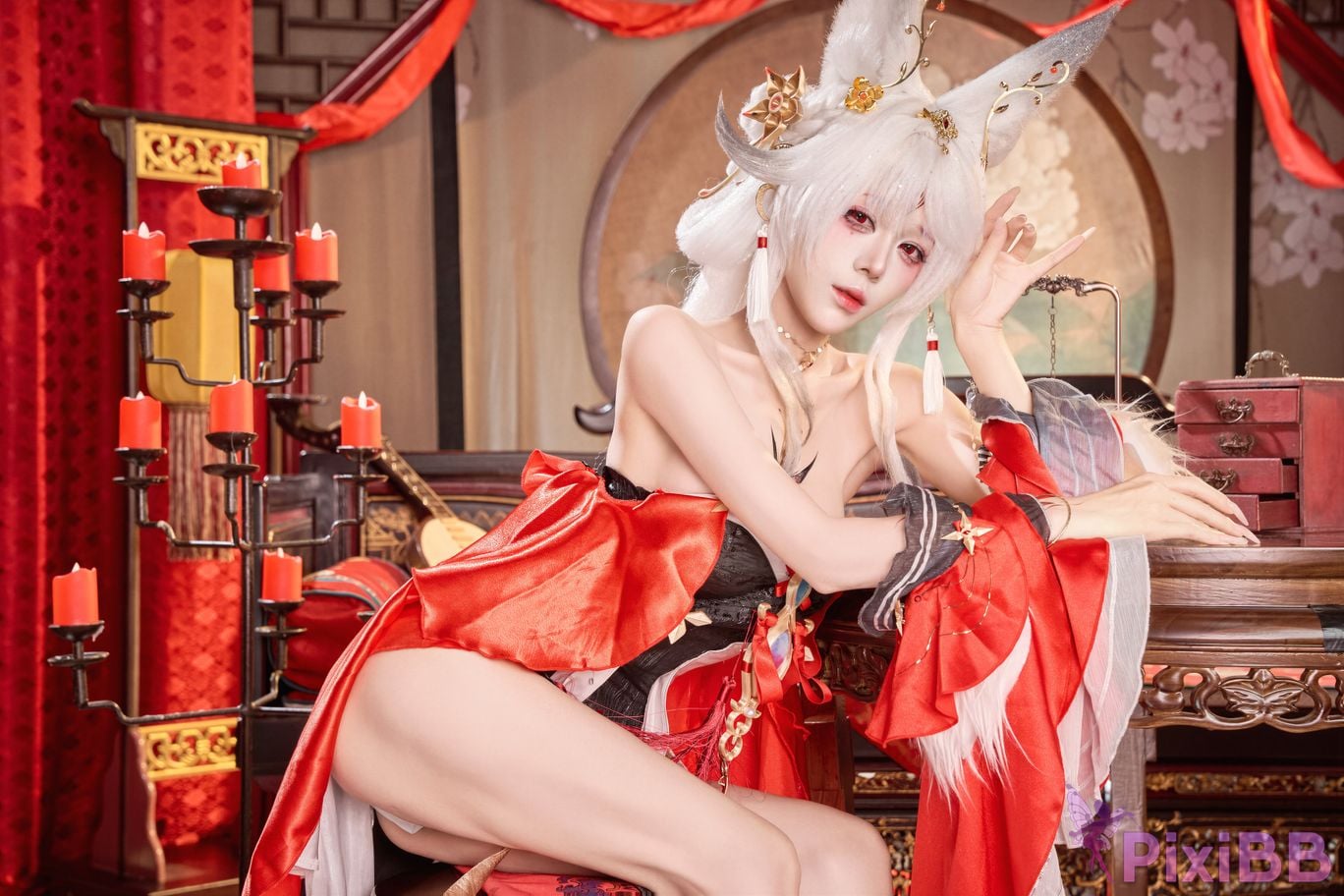 Cosplayer Nine words Ming Chao Xin Yue Fox PixiBB.COM 002