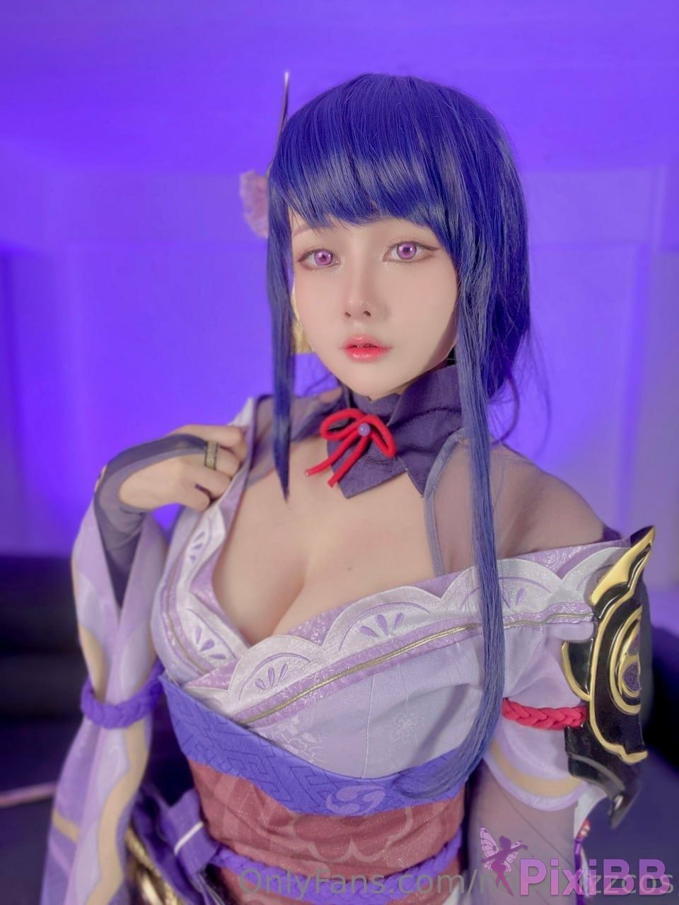 Cosplayer nookkizzcos Raiden Shogun Sangonomiya Kokomi Genshin PixiBB.COM 012
