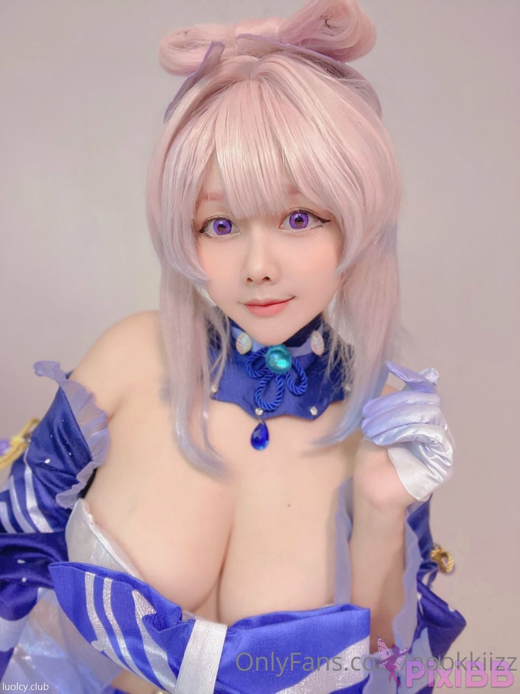 Cosplayer nookkizzcos Raiden Shogun Sangonomiya Kokomi Genshin PixiBB.COM 018