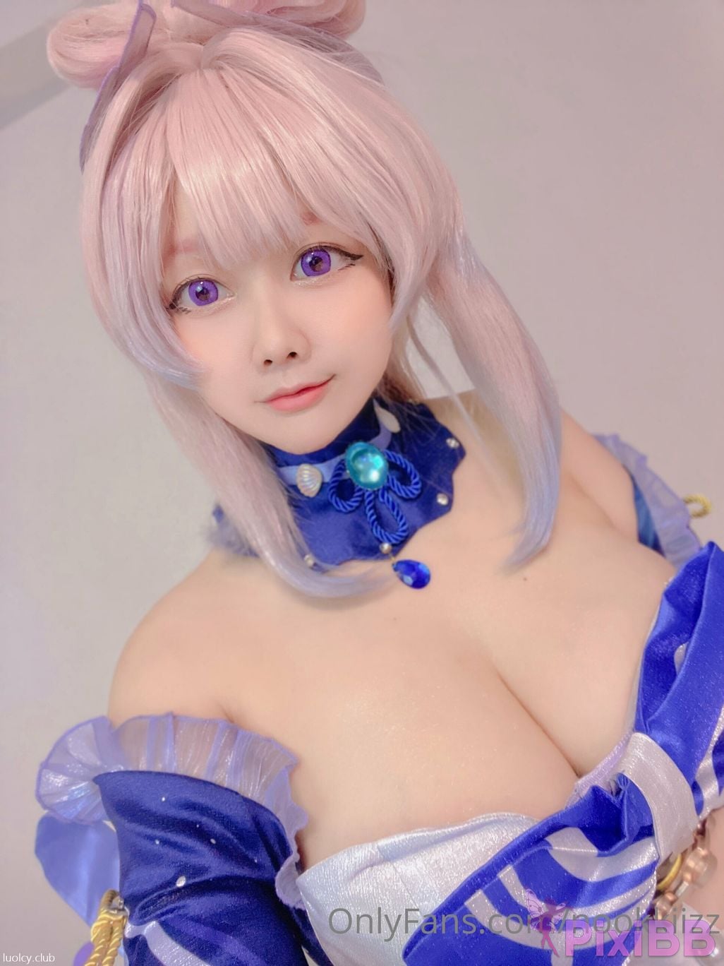 Cosplayer nookkizzcos Raiden Shogun Sangonomiya Kokomi Genshin PixiBB.COM 020
