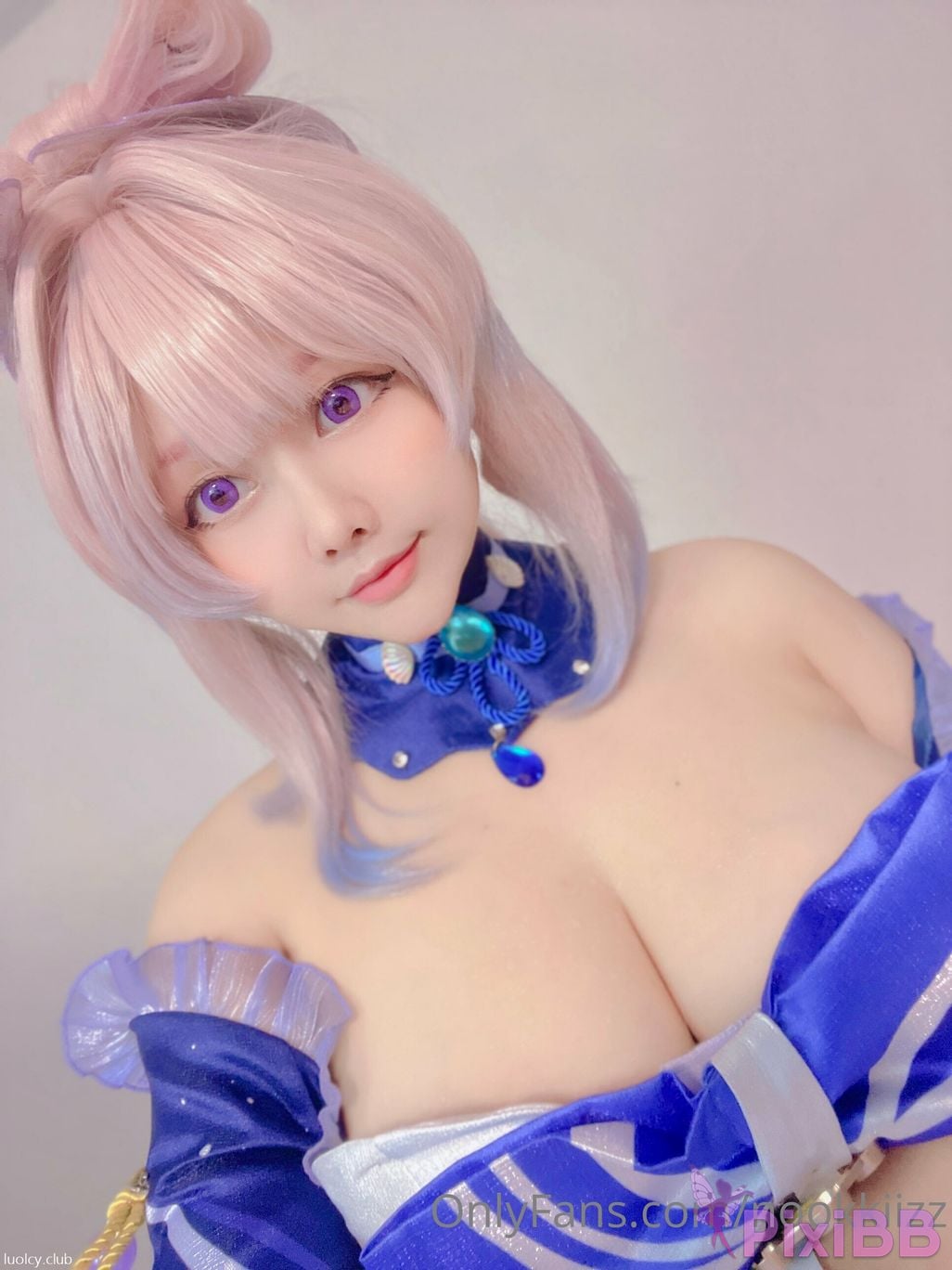 Cosplayer nookkizzcos Raiden Shogun Sangonomiya Kokomi Genshin PixiBB.COM 021