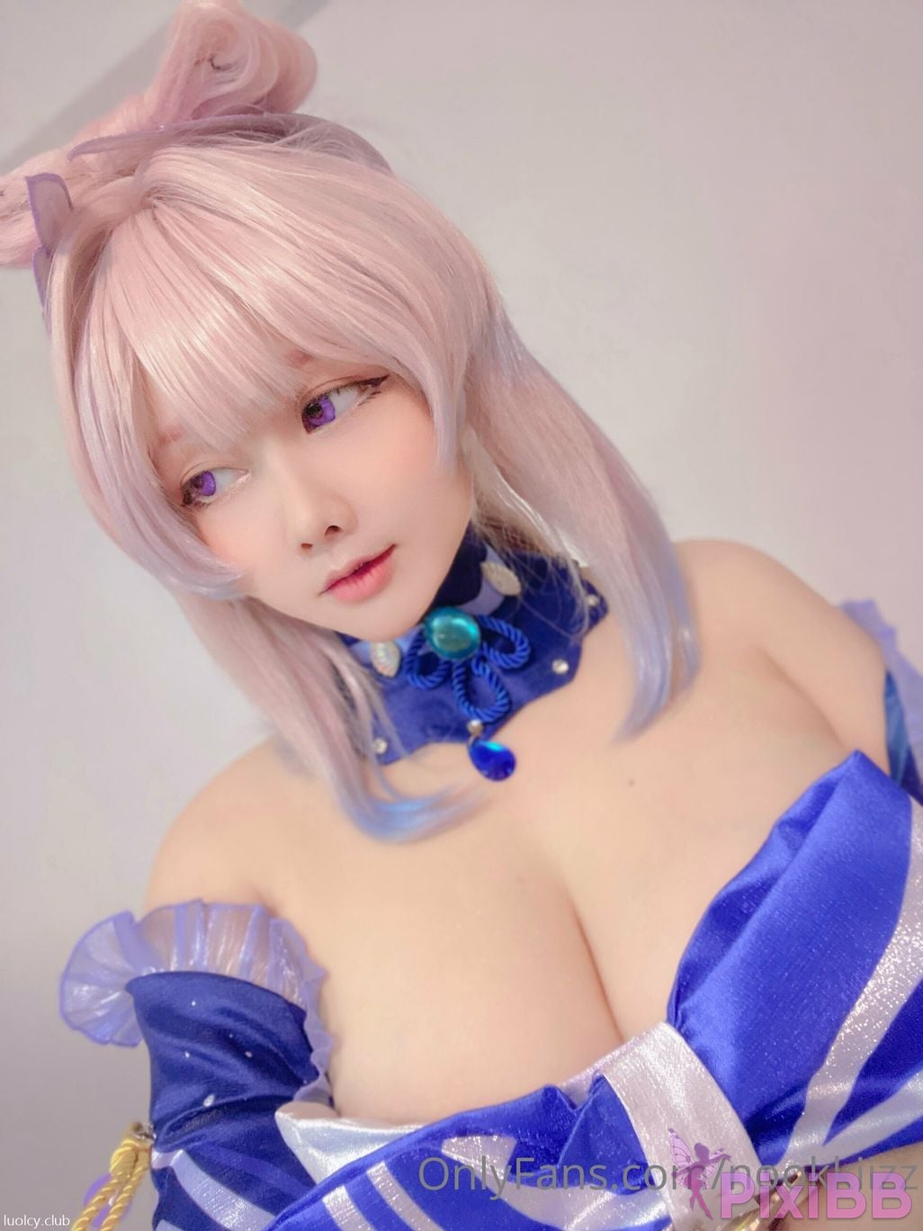 Cosplayer nookkizzcos Raiden Shogun Sangonomiya Kokomi Genshin PixiBB.COM 022