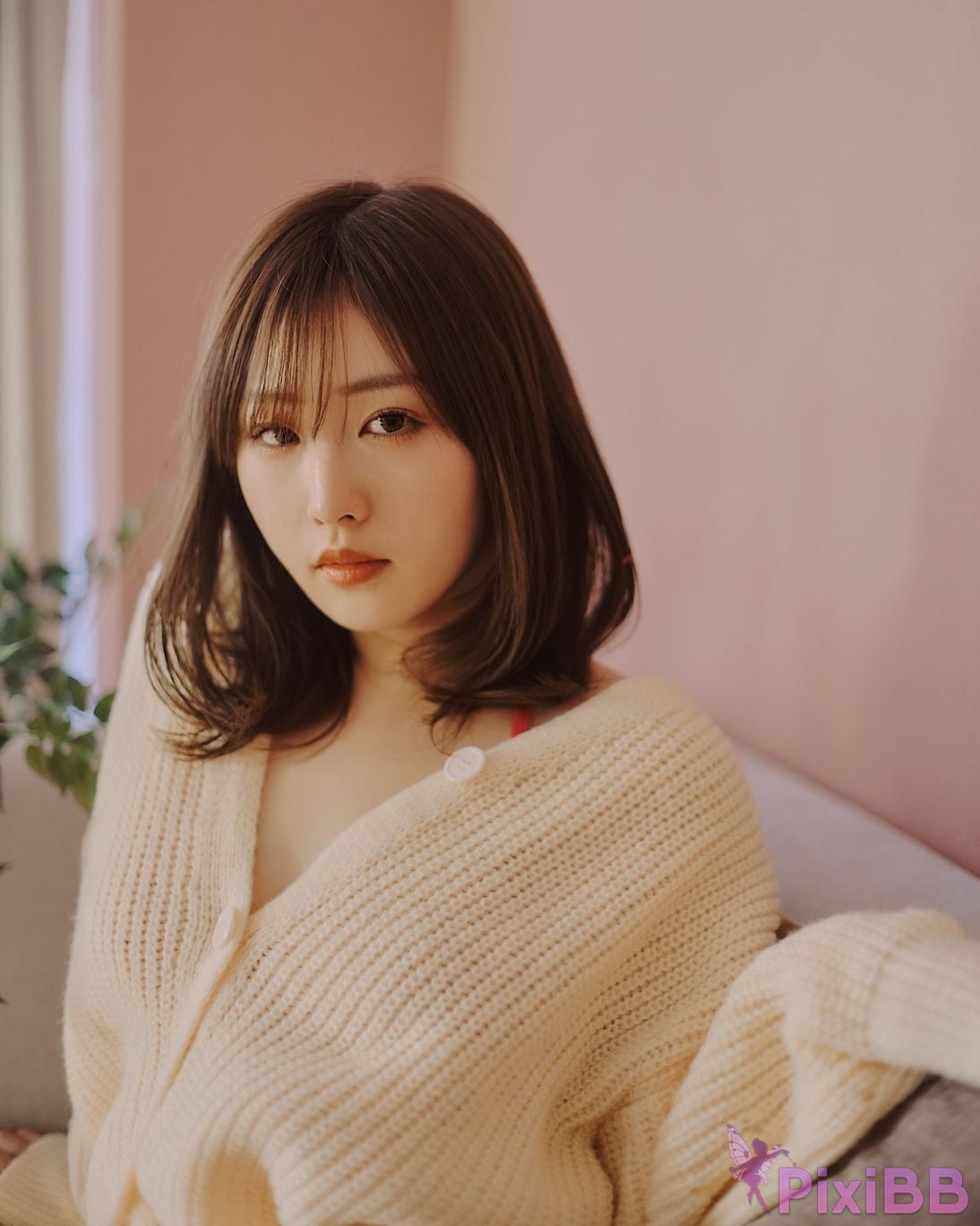 Japanese Idol Kasame Flower rain cape photo collection MerryXmas2022 PixiBB.COM 002
