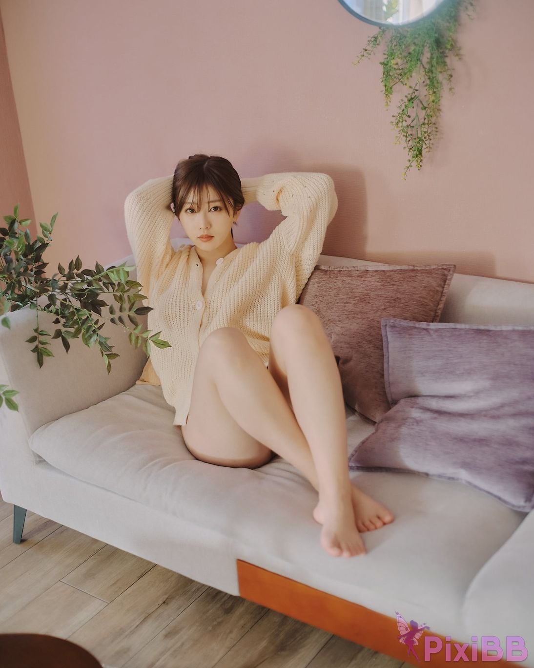 Japanese Idol Kasame Flower rain cape photo collection MerryXmas2022 PixiBB.COM 019