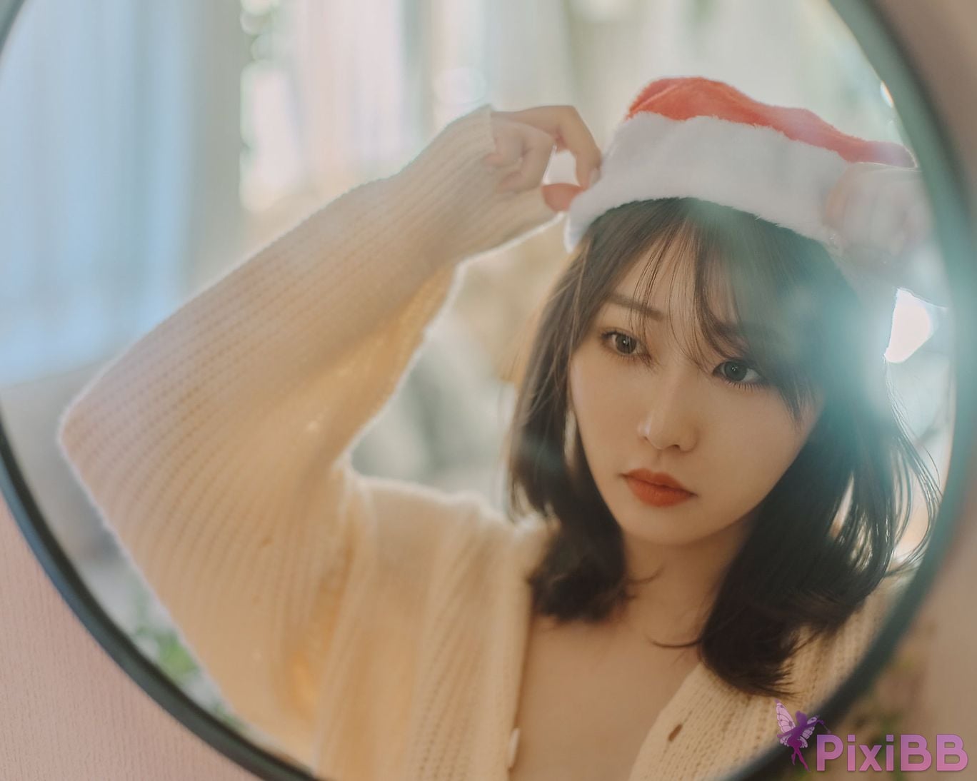 Japanese Idol Kasame Flower rain cape photo collection MerryXmas2022 PixiBB.COM 029