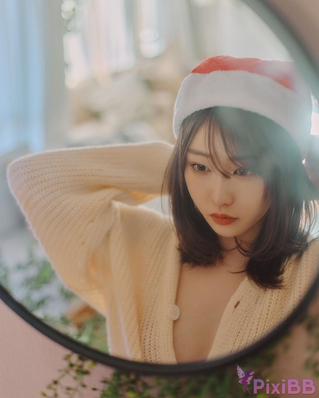 Japanese Idol Kasame Flower rain cape photo collection MerryXmas2022 PixiBB.COM 031
