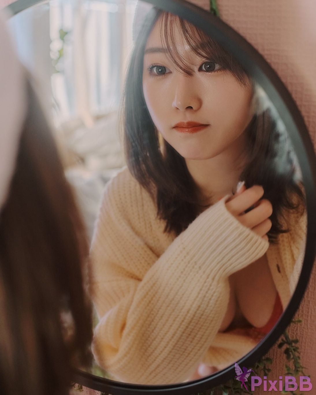 Japanese Idol Kasame Flower rain cape photo collection MerryXmas2022 PixiBB.COM 035