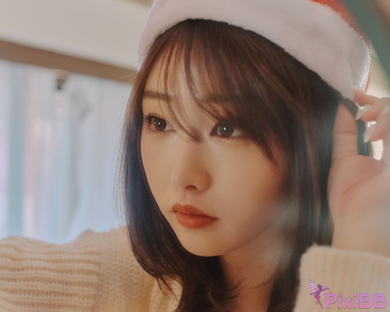 Japanese Idol Kasame Flower rain cape photo collection MerryXmas2022 PixiBB.COM 038