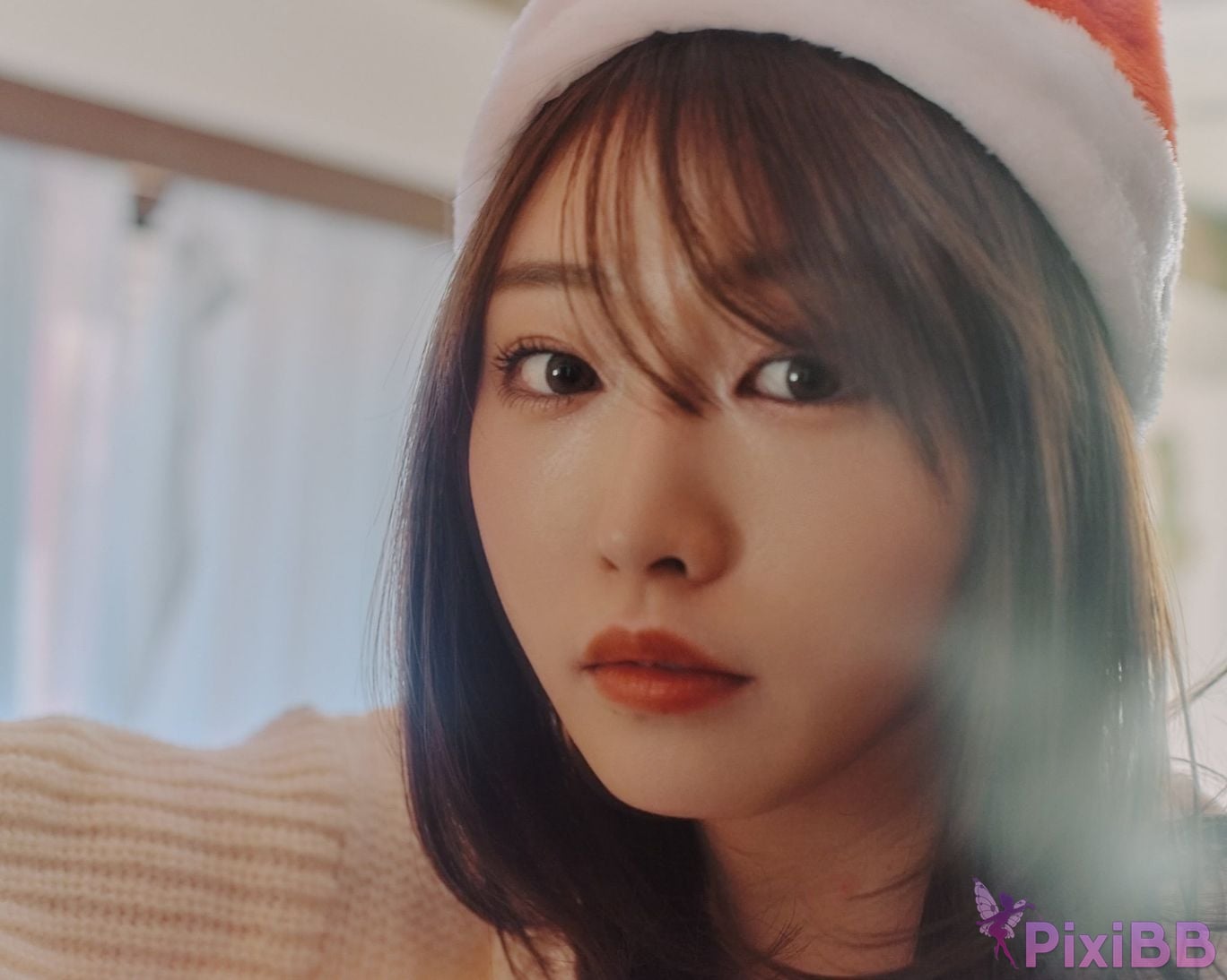 Japanese Idol Kasame Flower rain cape photo collection MerryXmas2022 PixiBB.COM 039