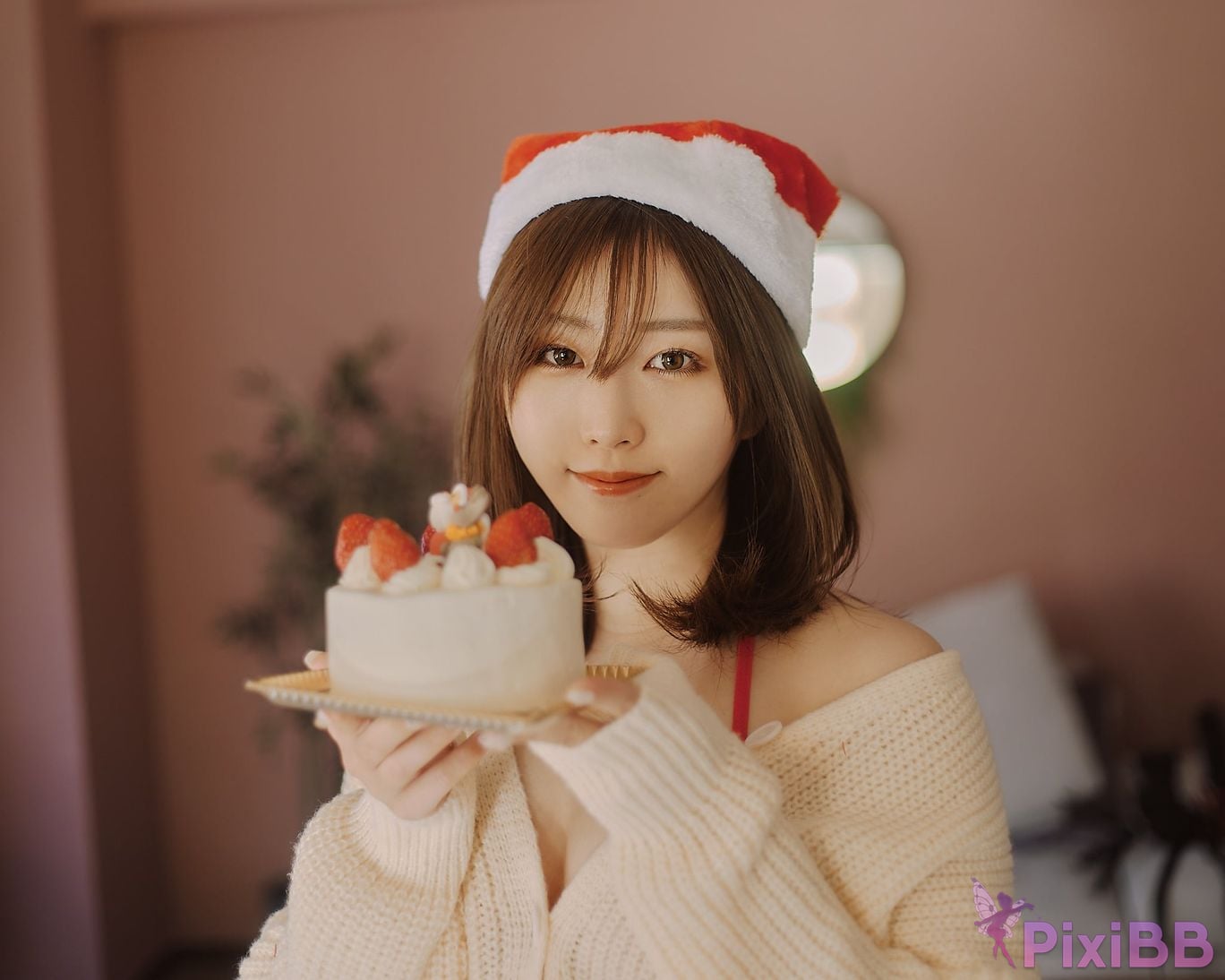 Japanese Idol Kasame Flower rain cape photo collection MerryXmas2022 PixiBB.COM 042